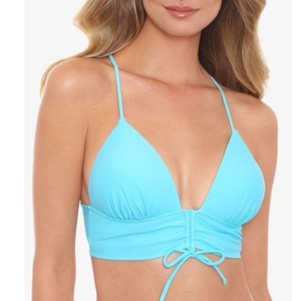 Salt + Cove blue swim top sz XL
